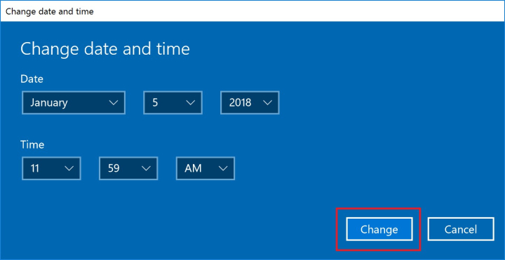 Cách cài đặt lại thời gian trên Windows 10